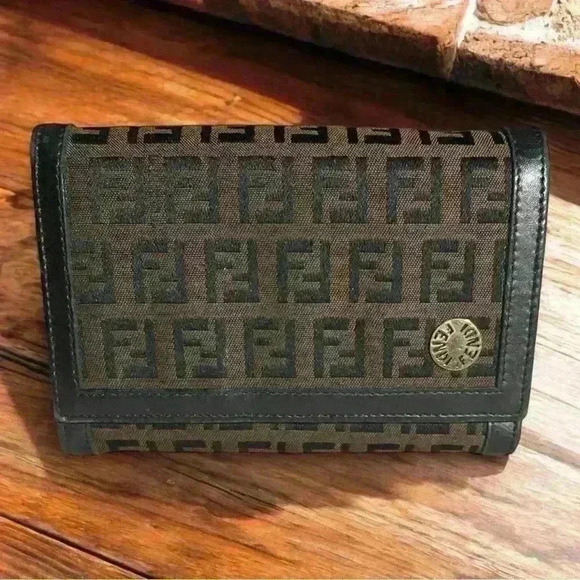 Fendi Canvas Wallet - Picture 1 of 8
